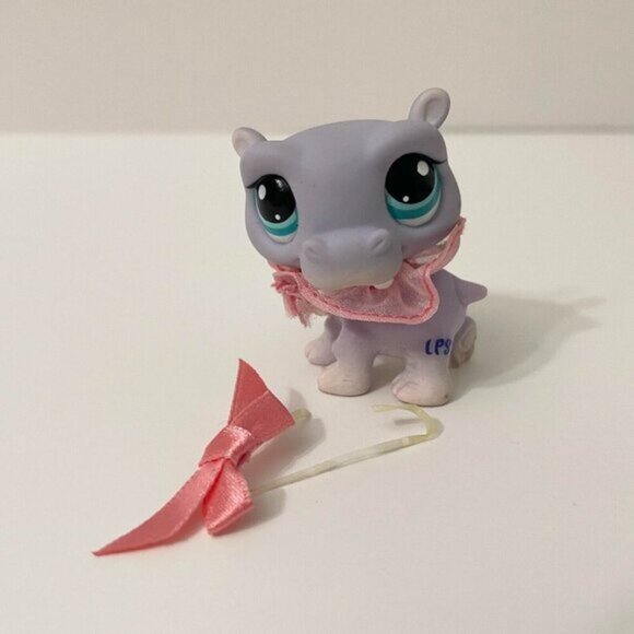 LPS Littlest Pet Shop Lot of 3 Elephant Hippo Yolanda - Picture 5 of 16